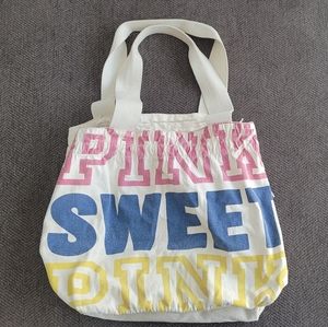 Victoria's Secret PINK boho cloth tote bag
